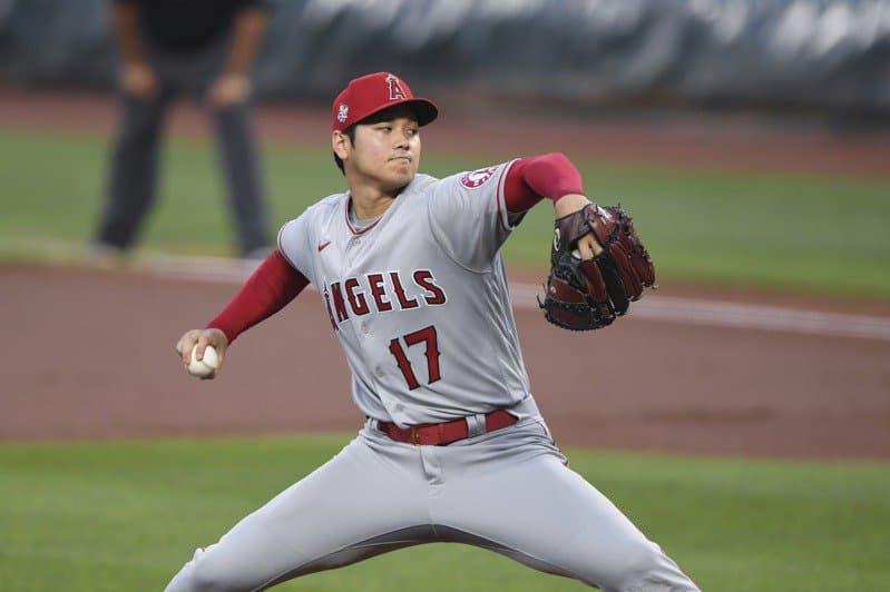 MLB》天使隊大谷翔平風速火球奪8次三振 先發117球再創紀錄