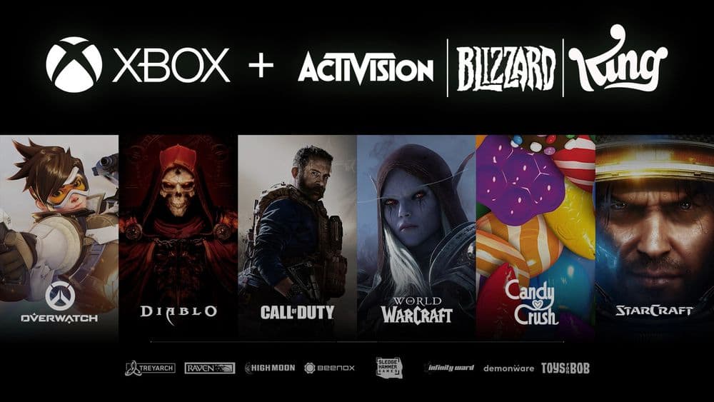 微軟宣布687 億美元天價收購動視暴雪 升級成全球第三大遊戲公司