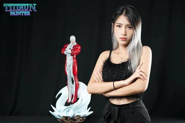 泰國美女模型上色《Titinun Naksud》技術超好顏值又高這太犯規惹❤