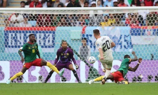 世界杯》奇兵傳射救主 喀麥隆1-3落後3-3塞爾維亞